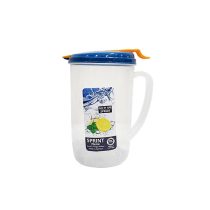 Plastic Jug with Lid and Handle of Large Capacity
